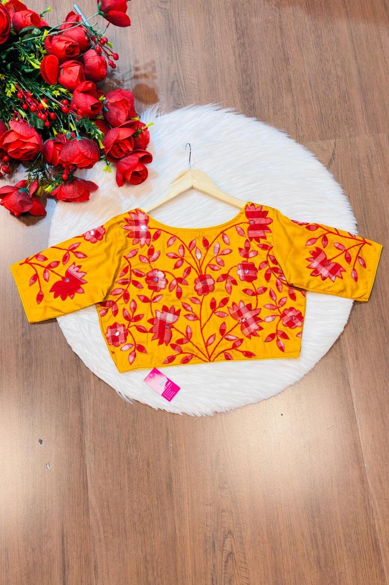 Appealing Applique -Designer Blouse