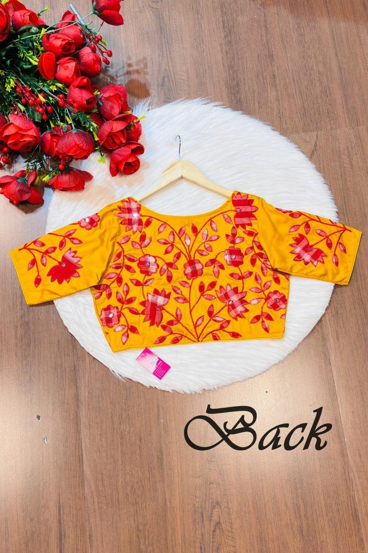 Appealing Applique -Designer Blouse