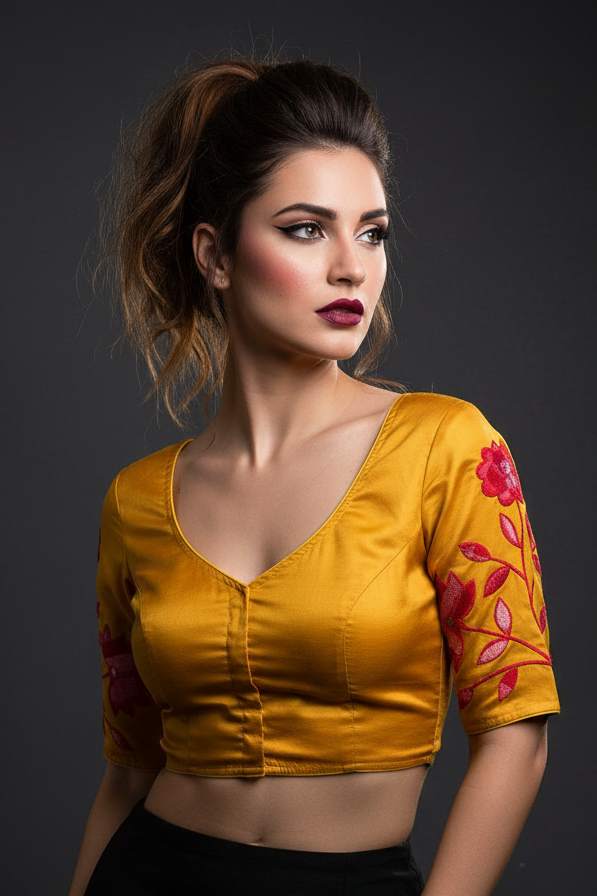 Appealing Applique -Designer Blouse