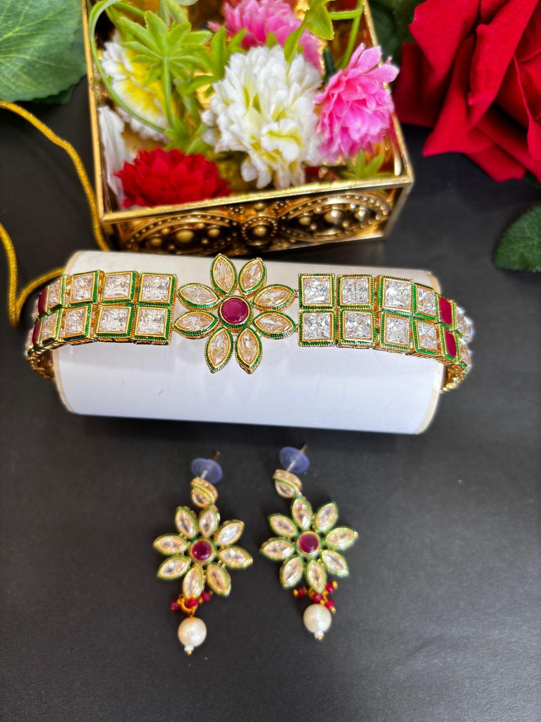 Sharing The Culture- Kundan Special Choker Set