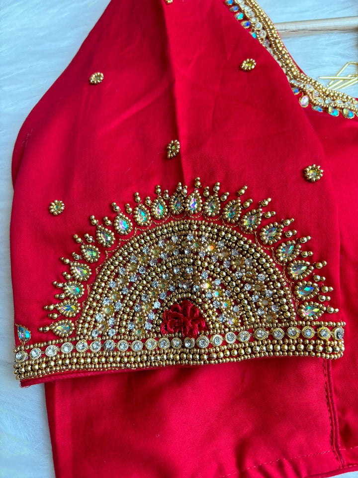 Wedding Night- Designer Blouse With Maggam Hand work