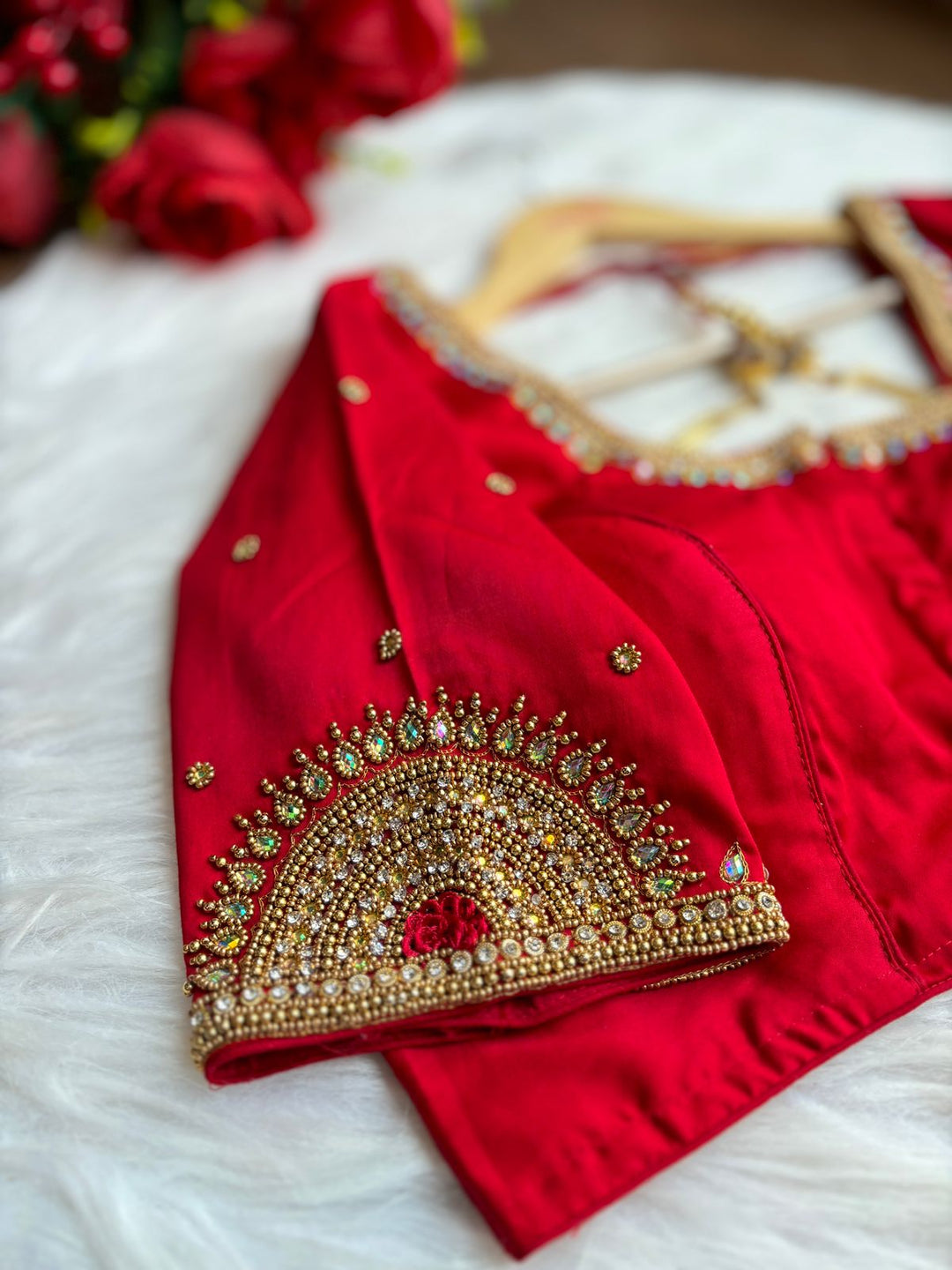 Wedding Night- Designer Blouse With Maggam Hand work