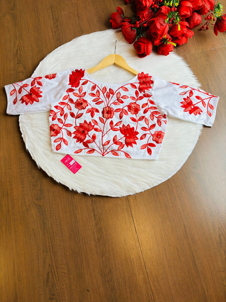 Appealing Applique -Designer Blouse