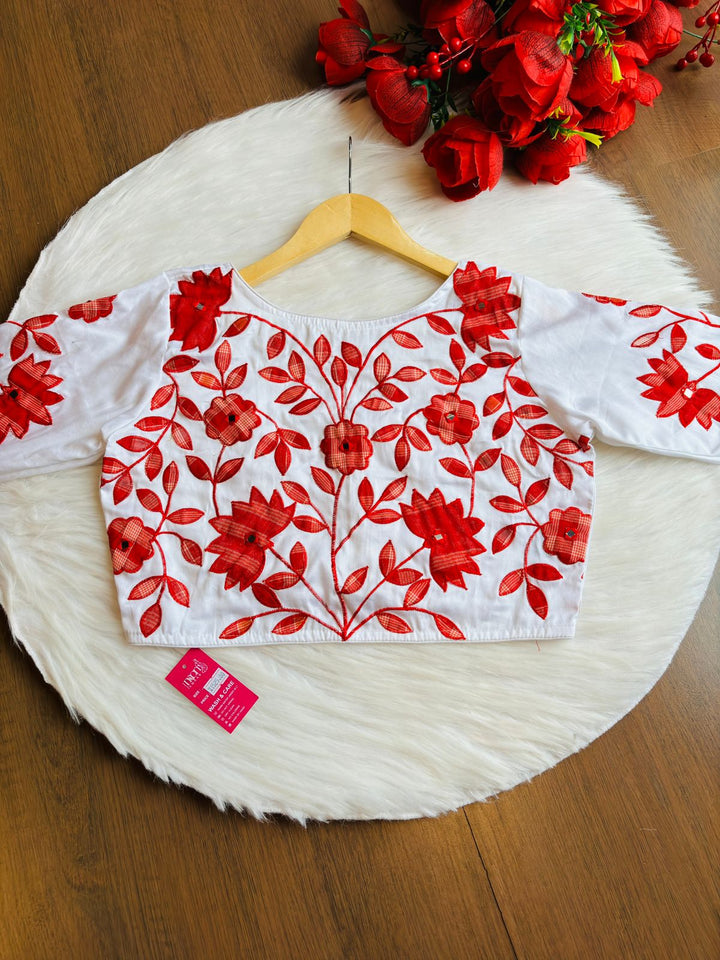 Appealing Applique -Designer Blouse