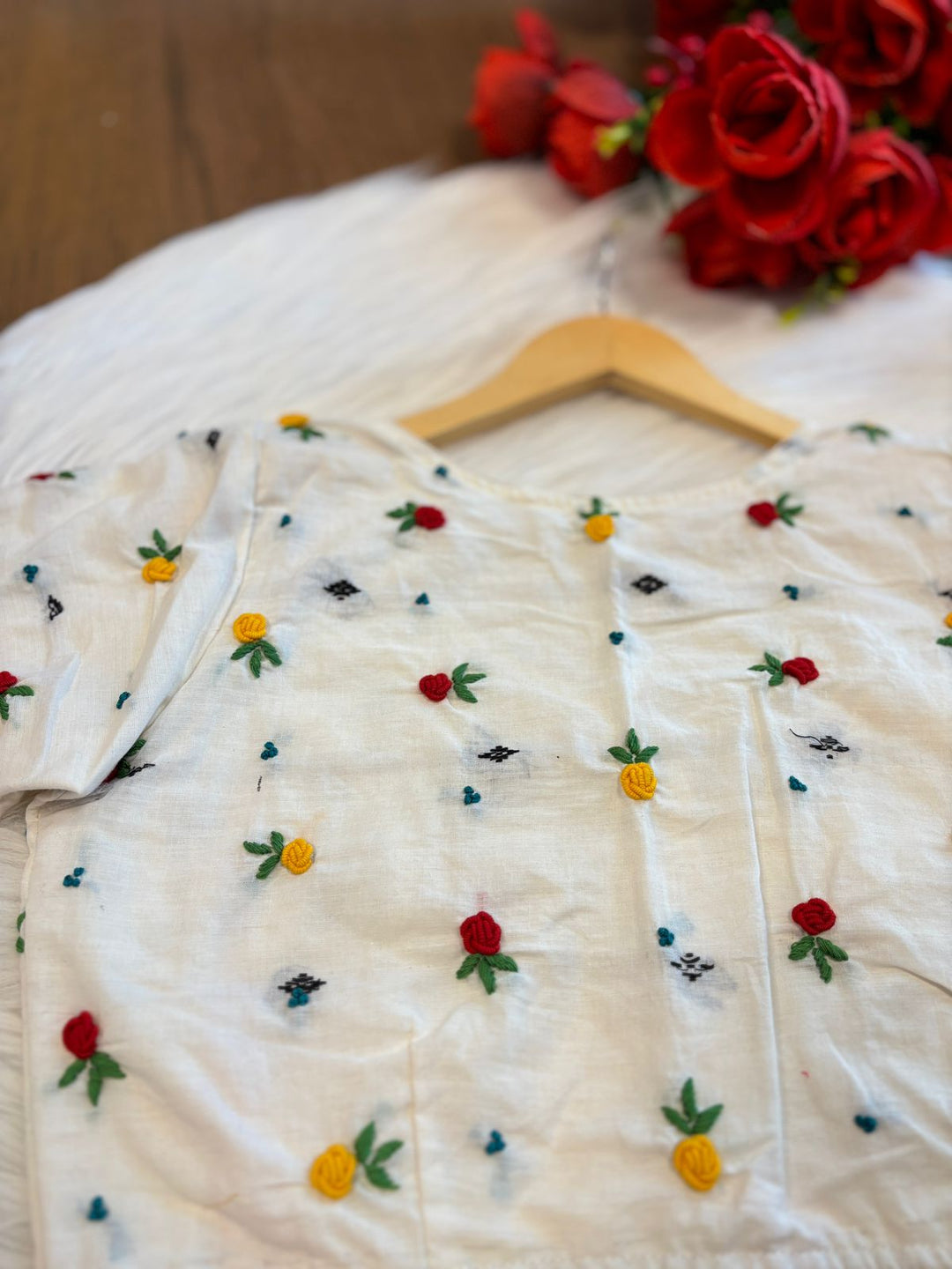 Shade Of French Knot (Designer Blouse)