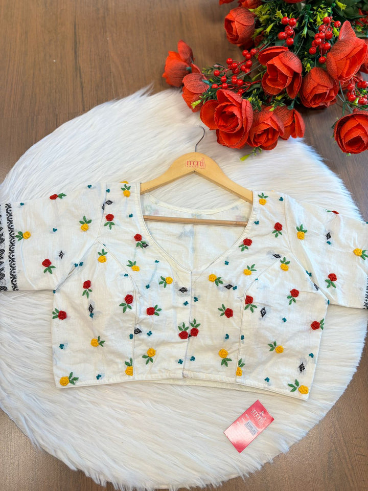 Shade Of French Knot (Designer Blouse)