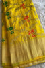 Art of Storytelling Crepe Georgette Banarasi Silk Saree