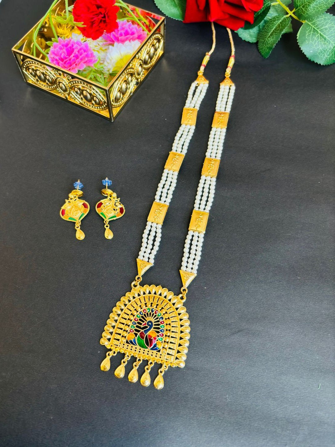 Gold Plated Sita Haar [ Long Chain]