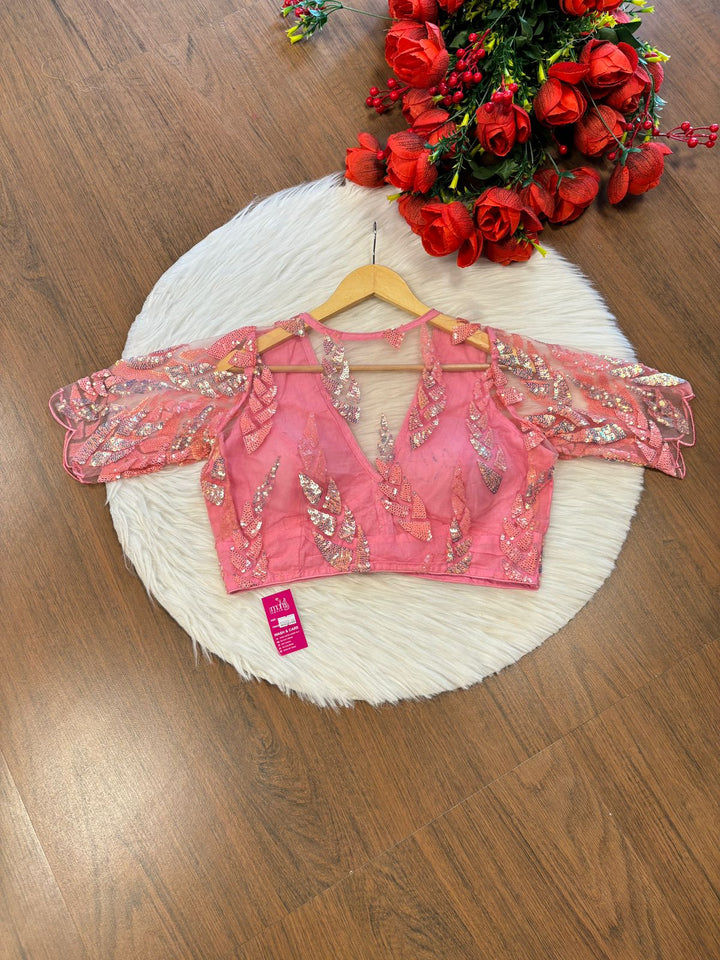 Sweetheart Pink -Designer Blouse