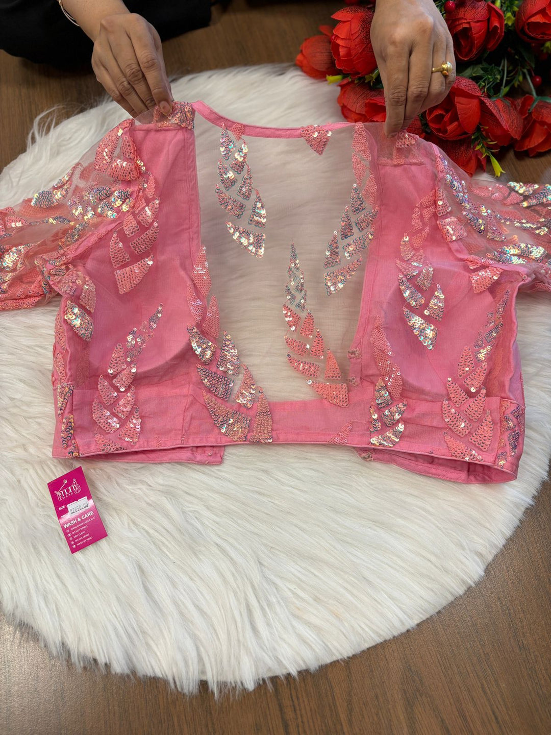 Sweetheart Pink -Designer Blouse