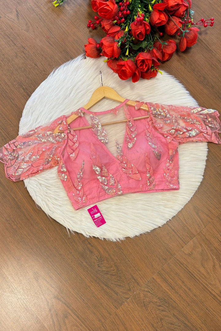 Sweetheart Pink -Designer Blouse