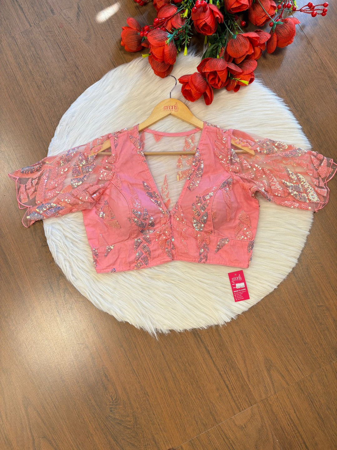 Sweetheart Pink -Designer Blouse