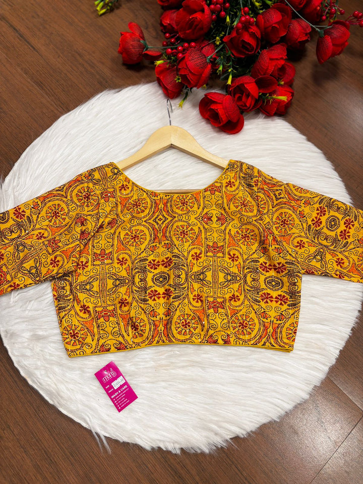 Aishani -Designer Kantha Print Blouse