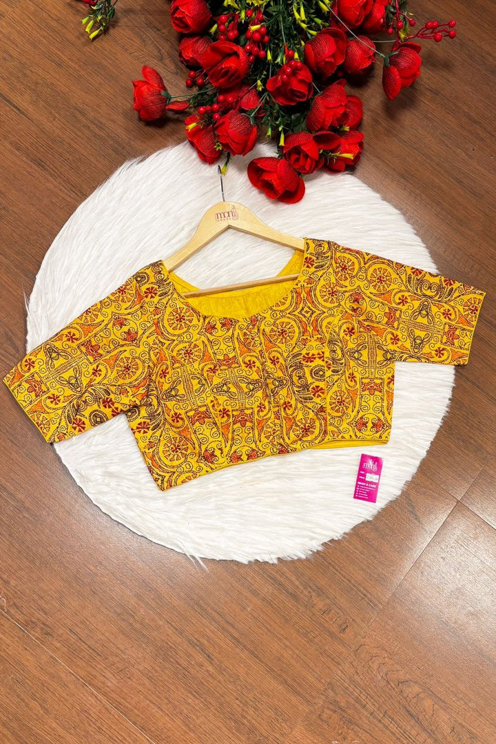 Aishani -Designer Kantha Print Blouse