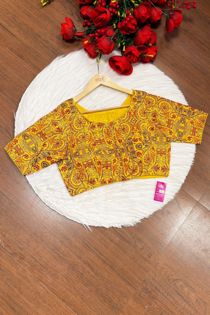 Aishani -Designer Kantha Print Blouse