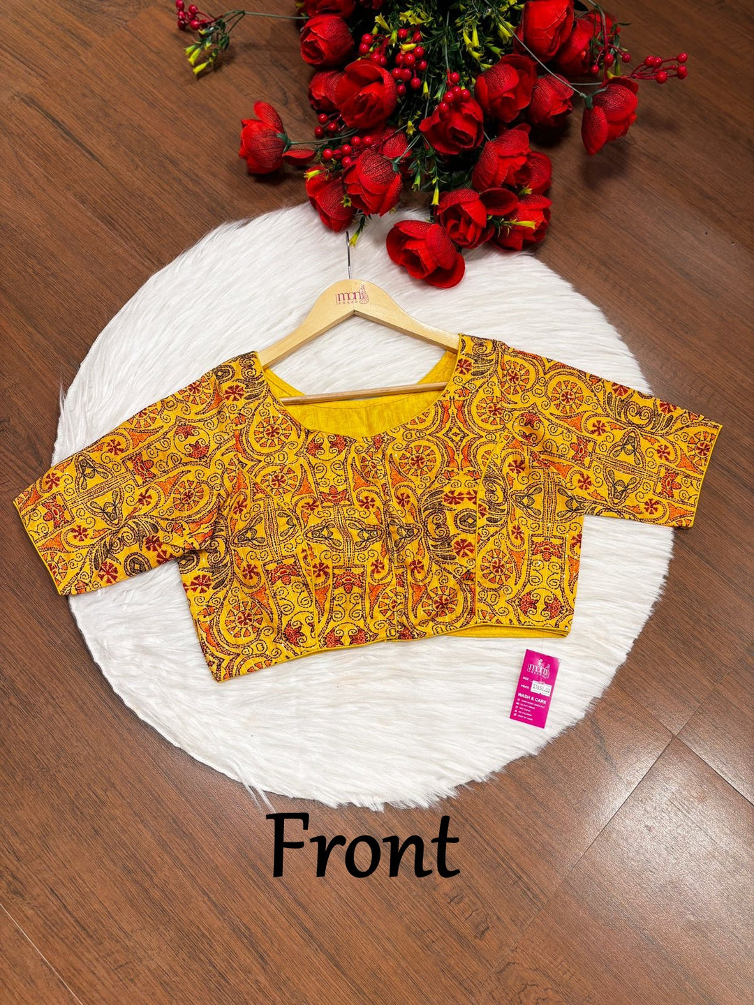 Aishani -Designer Kantha Print Blouse