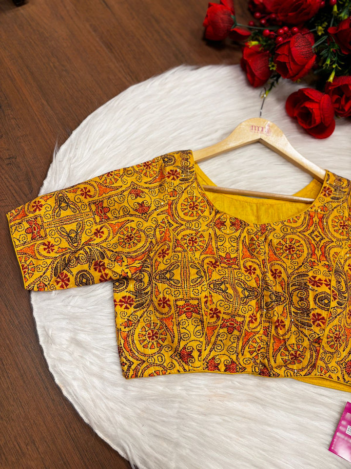 Aishani -Designer Kantha Print Blouse