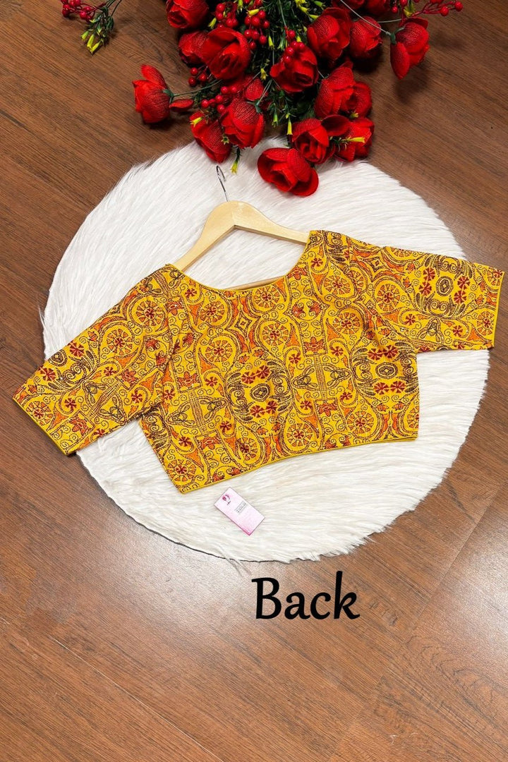 Aishani -Designer Kantha Print Blouse