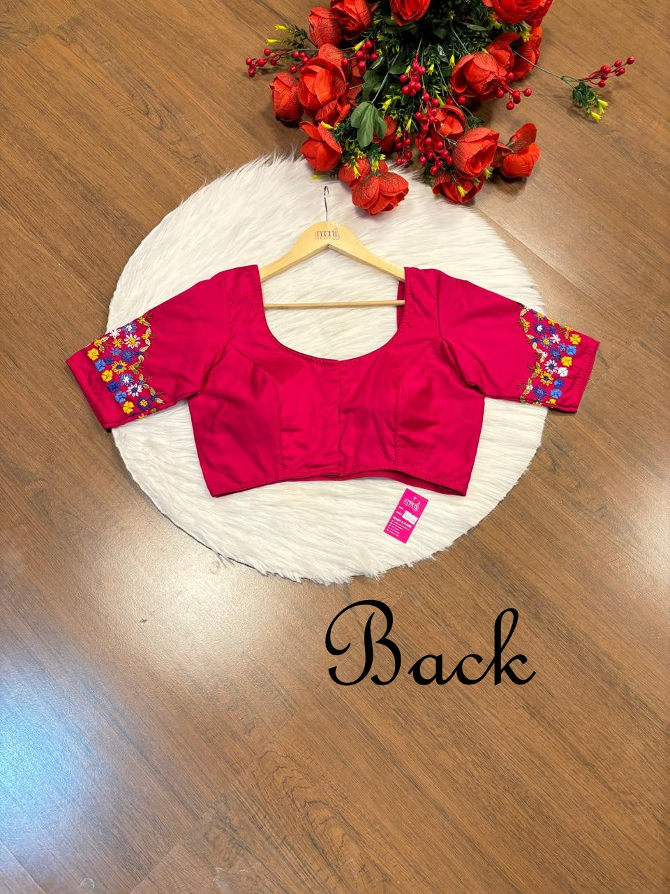 Pretty In Pink Designer Blouse