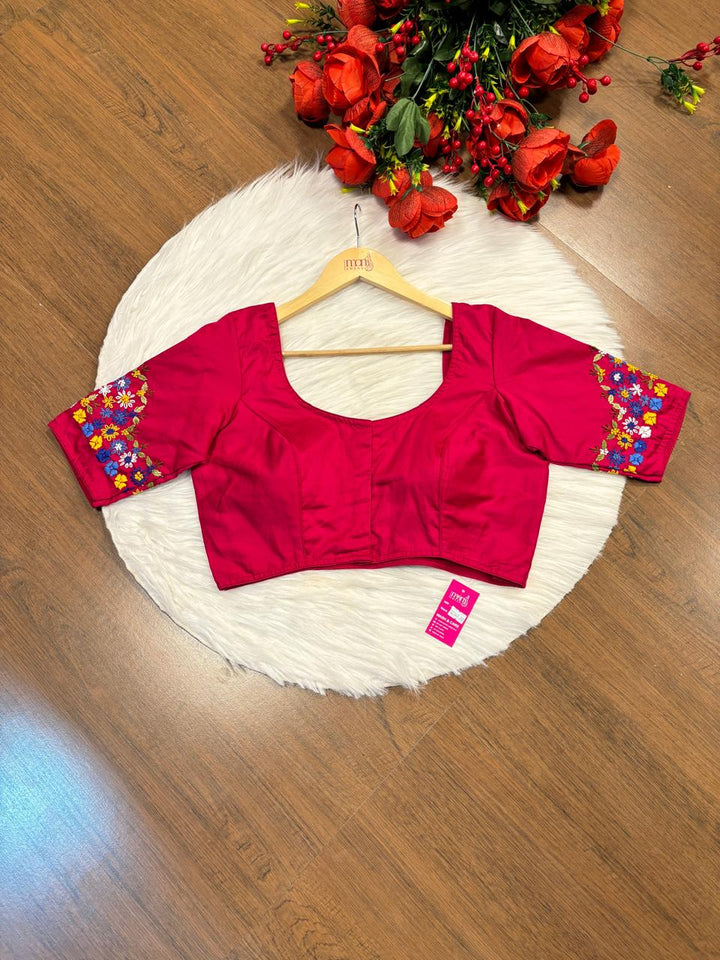 Pretty In Pink Designer Blouse