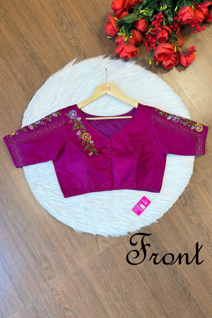 Two Hearts Designer Cotton blouse