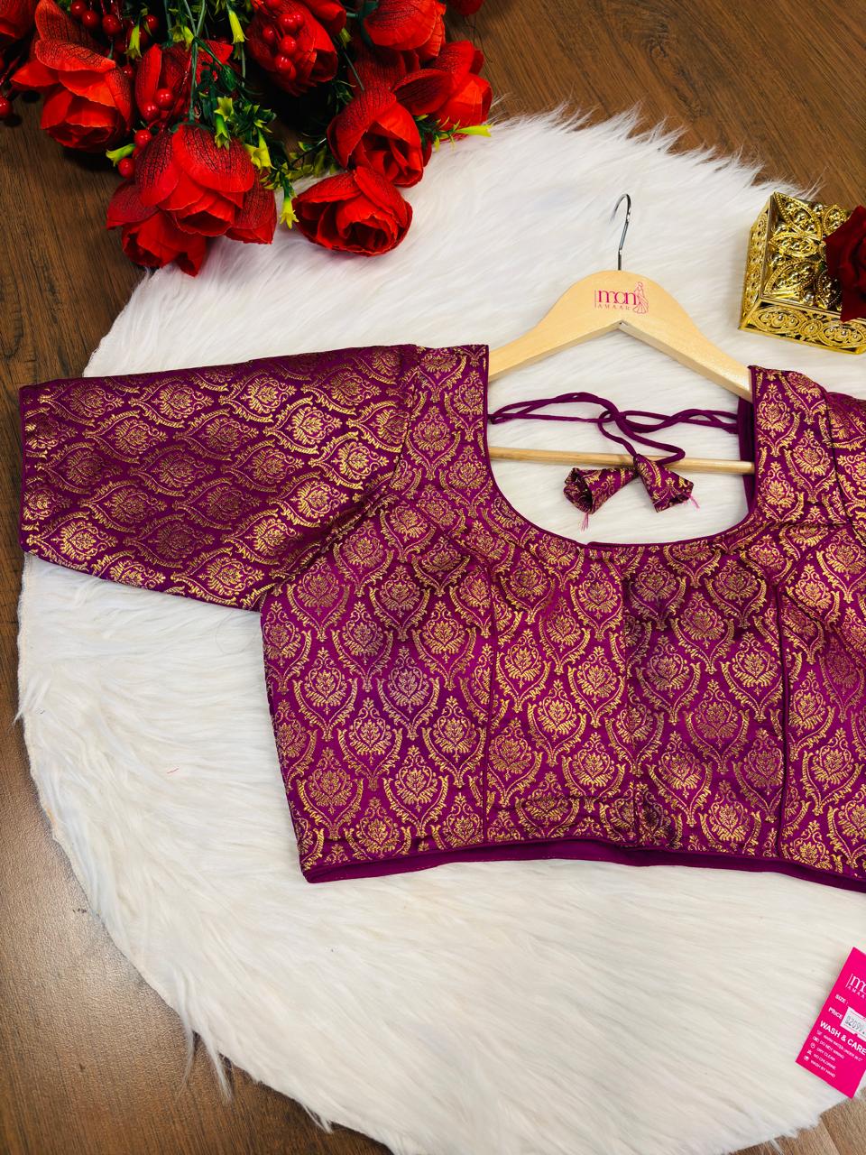 Craze Crack Designer Banarasi blouse