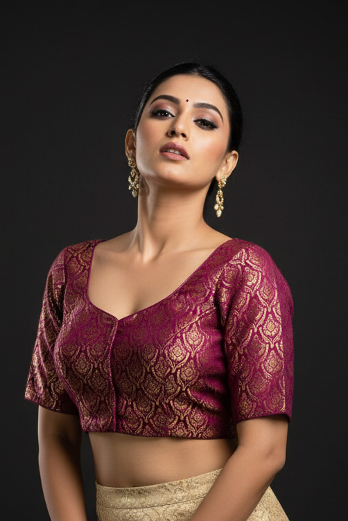 Craze Crack Designer Banarasi blouse