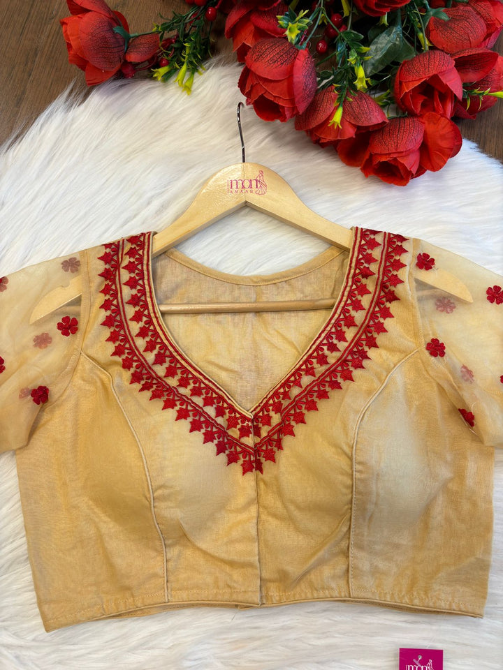 Adorable Organza Designer Blouse