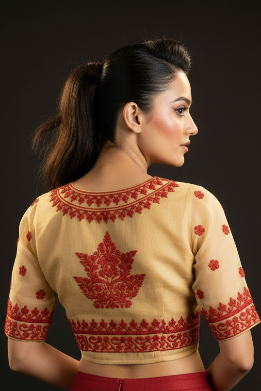 Adorable Organza Designer Blouse