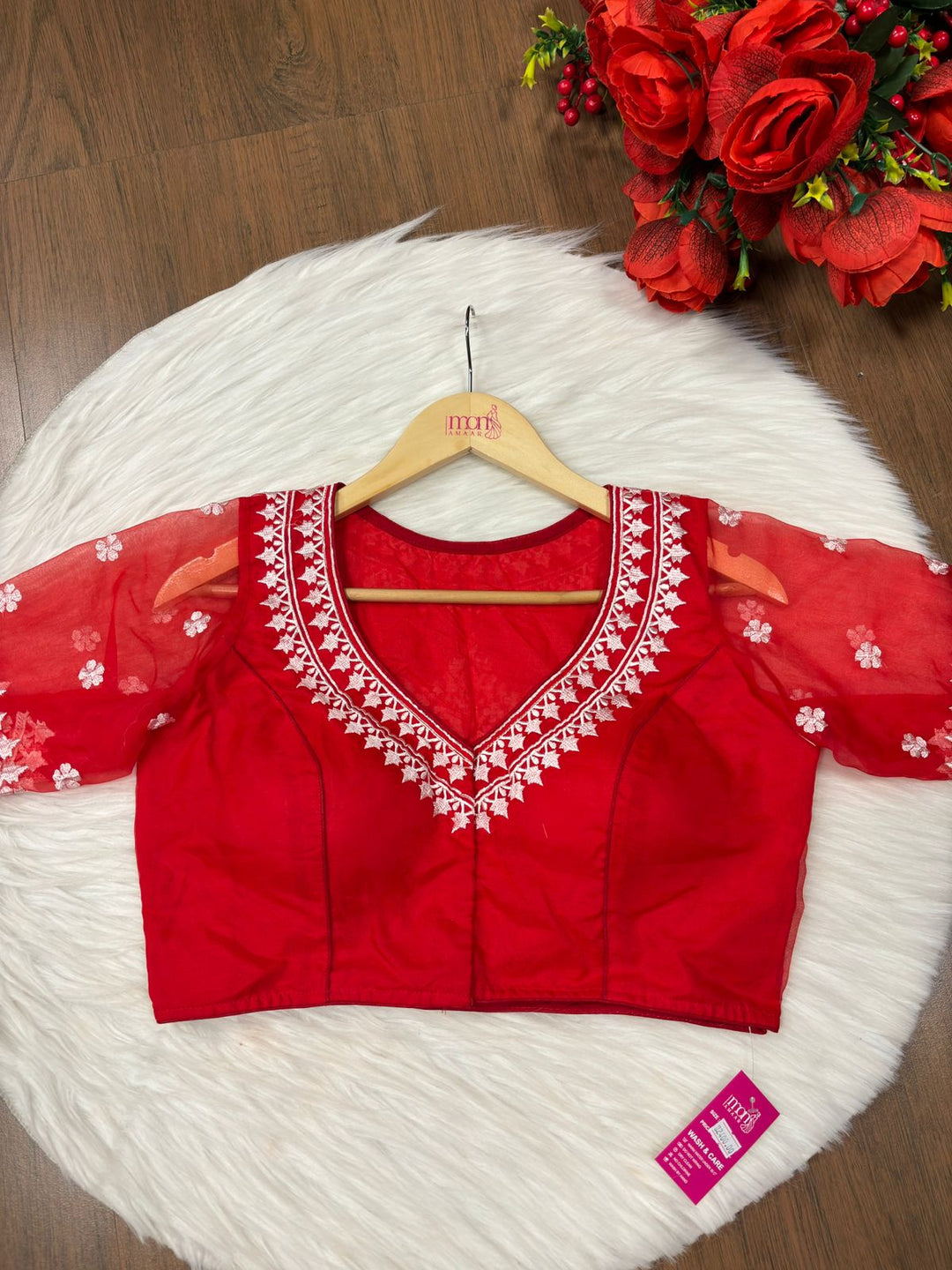 Adorable Organza Designer Blouse