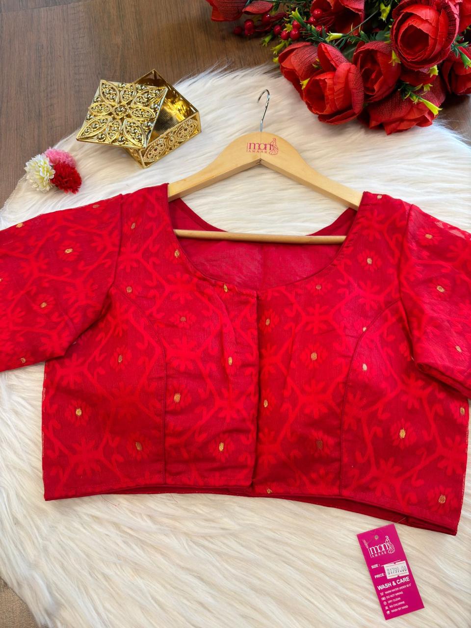 Fame Of Jamdani - Designer Blouse