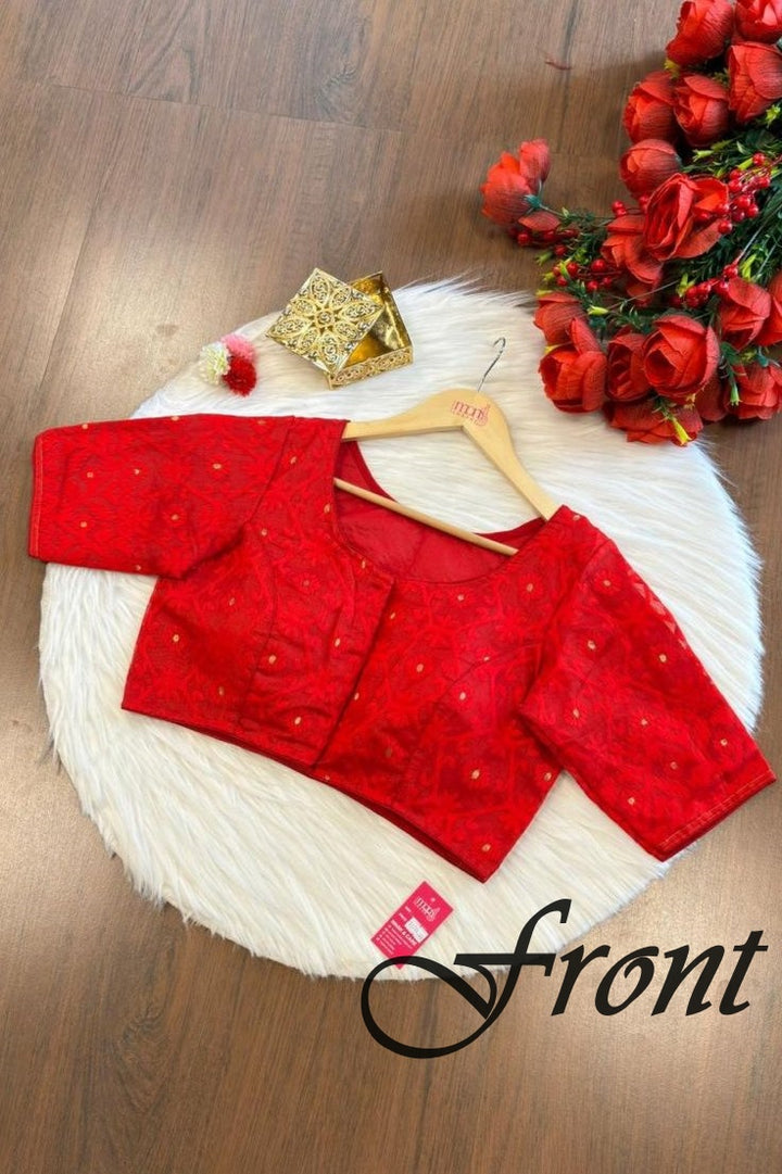 Fame Of Jamdani - Designer Blouse