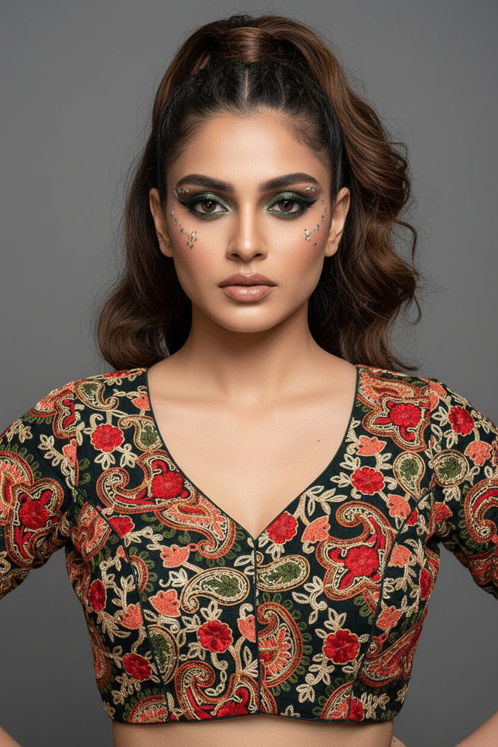 Stunning Pashmina Designer Georgette Blouse