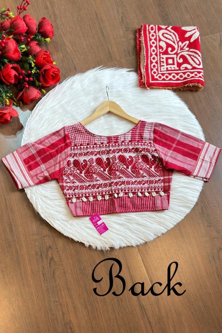 Assam Traditional Fancy Designer Blouse