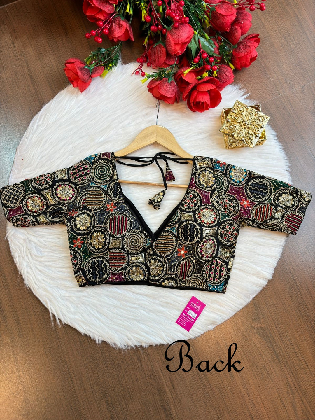 Szn Of Floret Designer Georgette Blouse