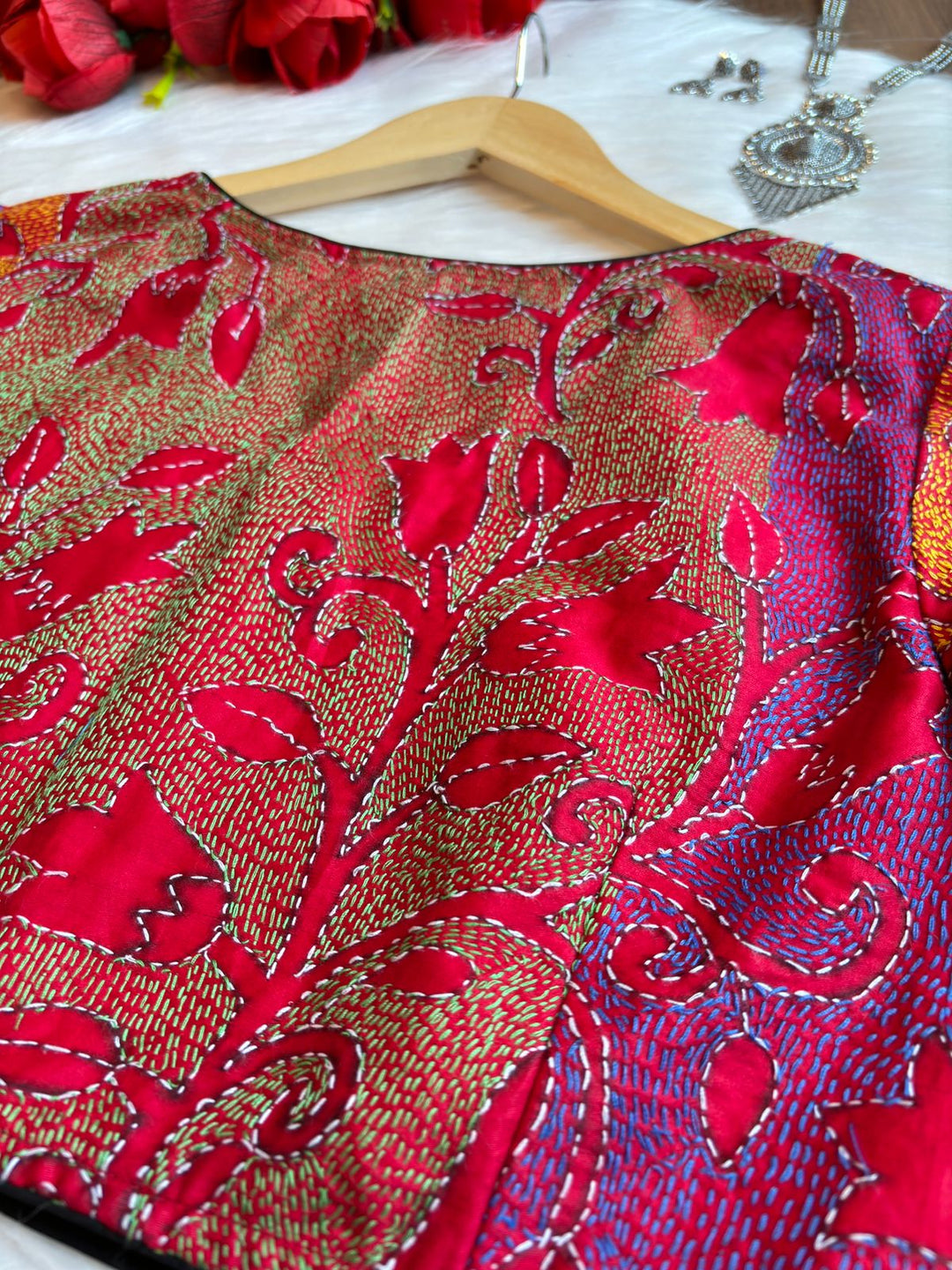 Never Like Before-Designer Kantha Blouse