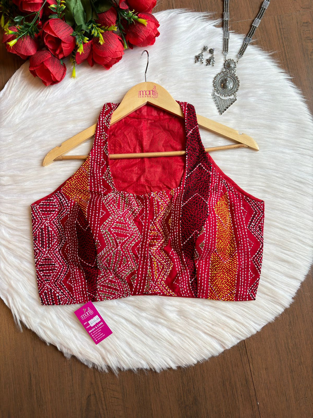 Kantha Shine- Designer Blouse With Handwork