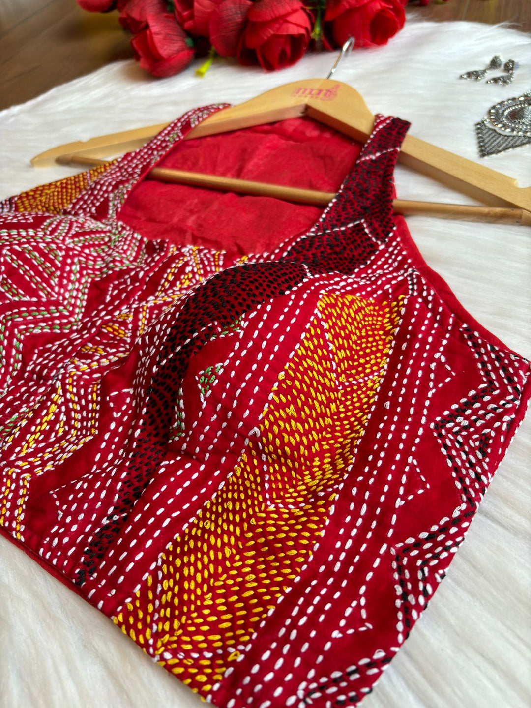 Kantha Shine- Designer Blouse With Handwork