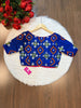 Aspiration Blue Designer Cotton Blouse