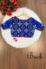 Aspiration Blue Designer Cotton Blouse