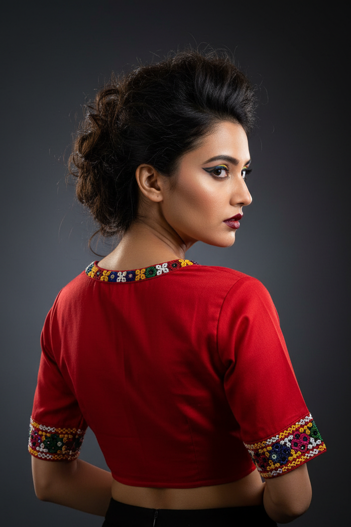 For Me Designer Cotton Blouse