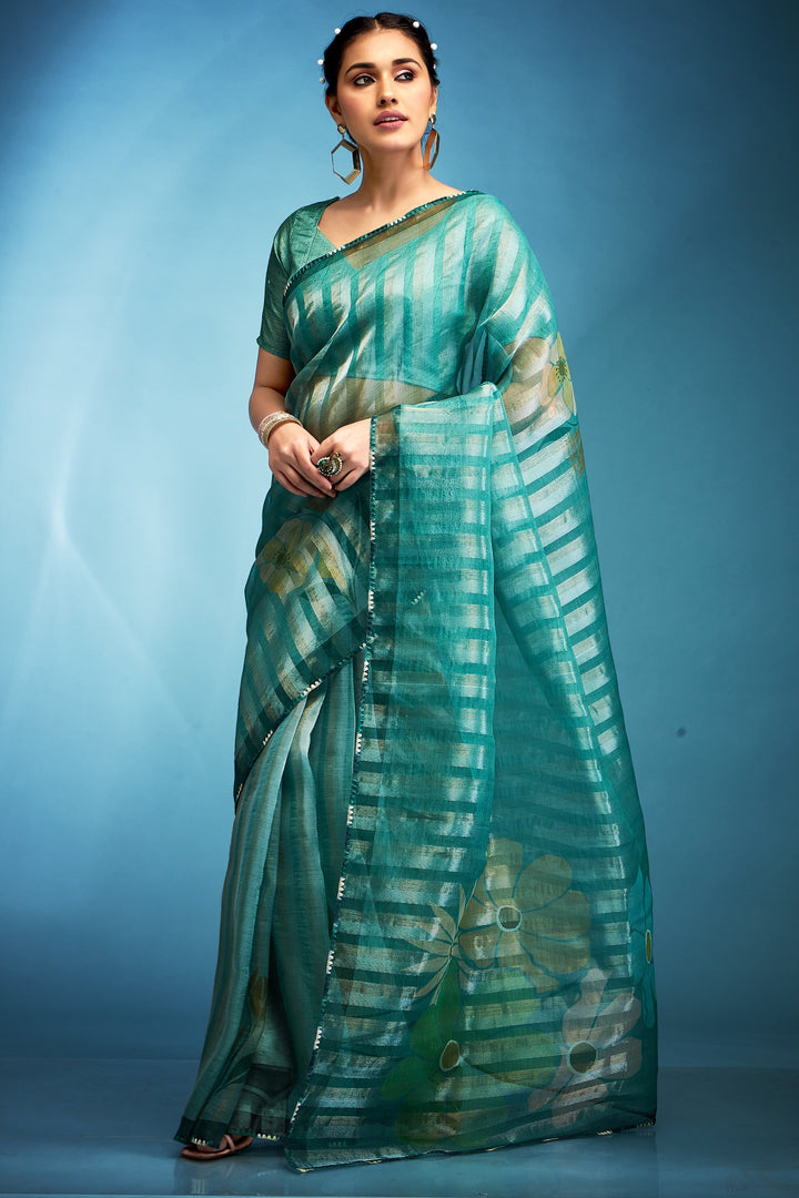 Graceful Lady Tissue Silk Saree