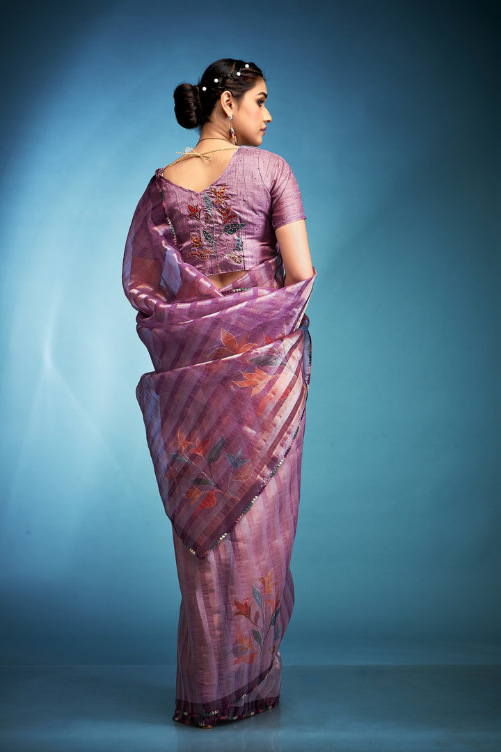 Graceful Lady Tissue Silk Saree