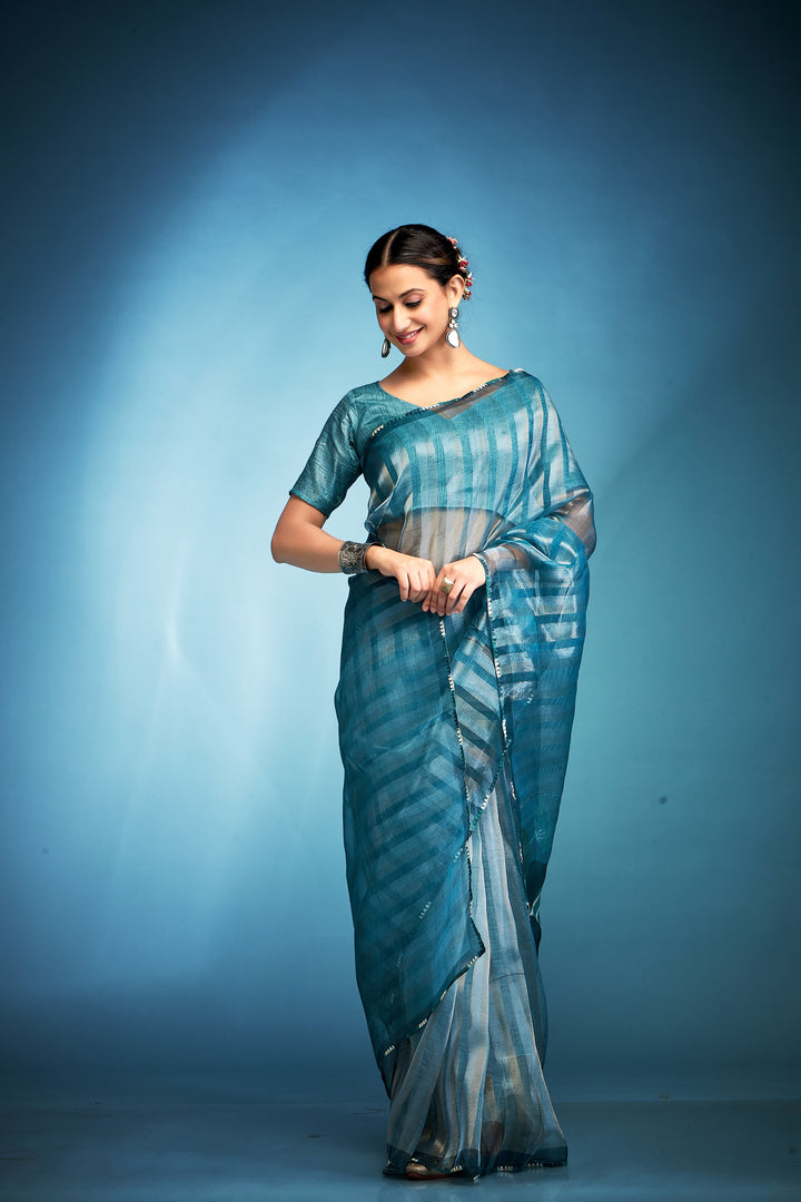 Graceful Lady Tissue Silk Saree