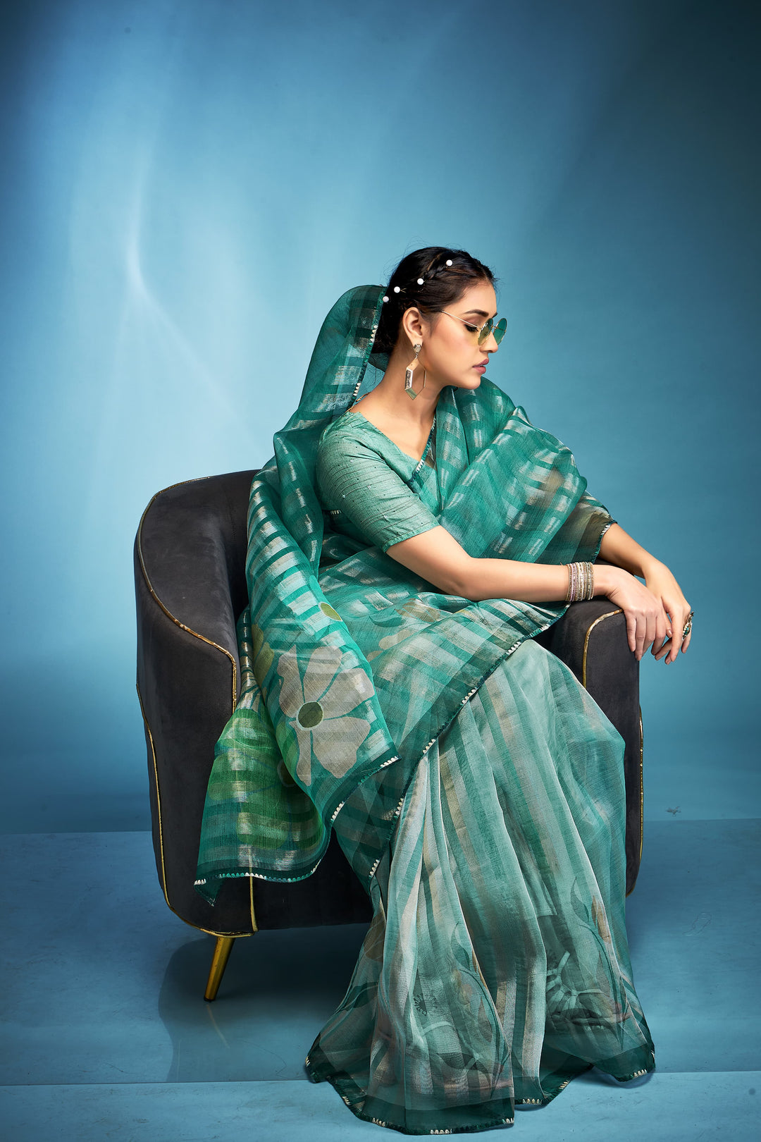 Graceful Lady Tissue Silk Saree