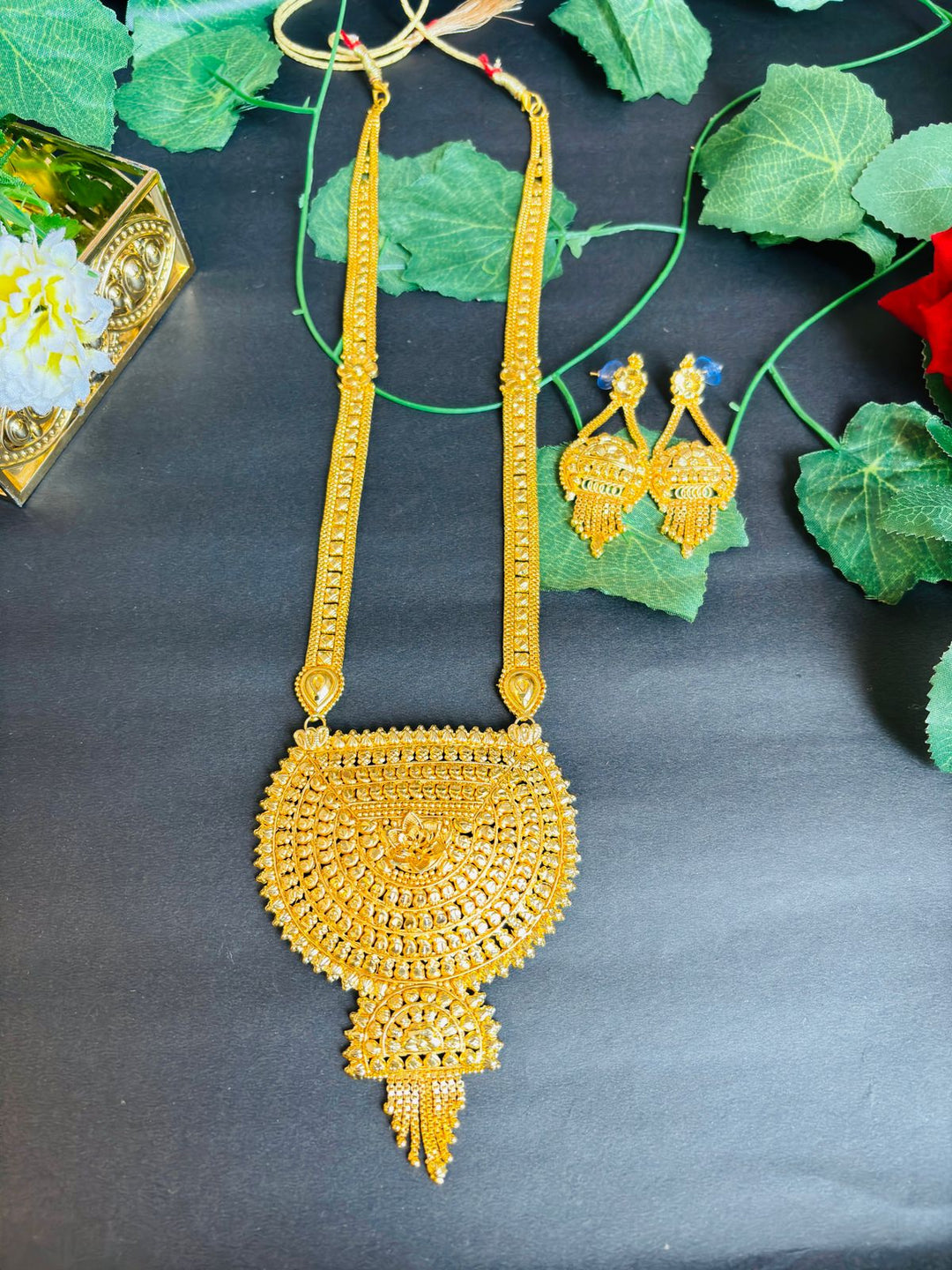 Anantaa Gold Plated Long Necklace Set