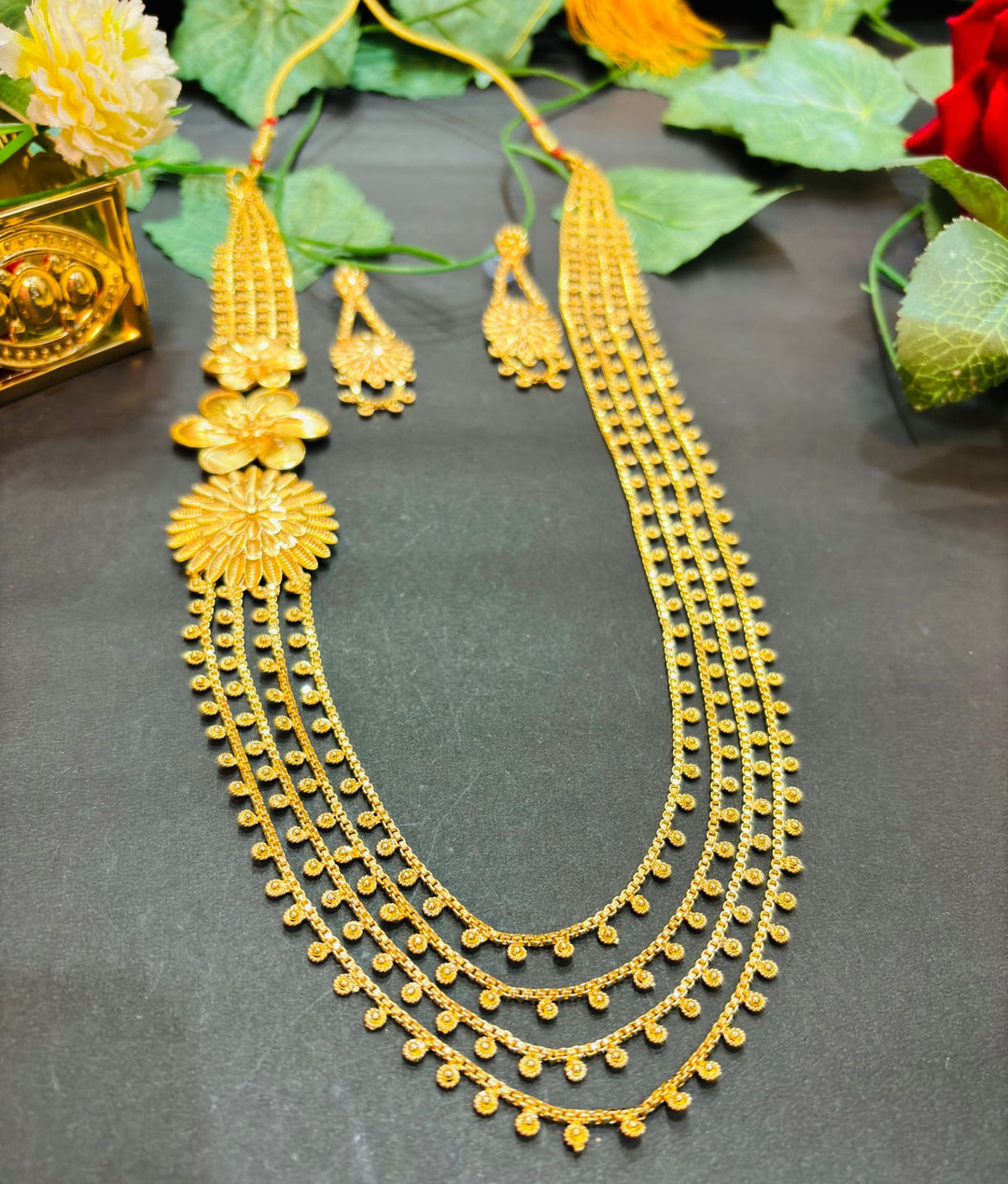 Hiranmayi Gold Plated Lahori Necklace Set