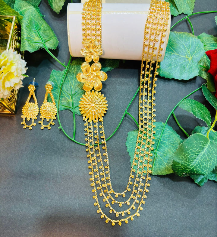 Hiranmayi Gold Plated Lahori Necklace Set