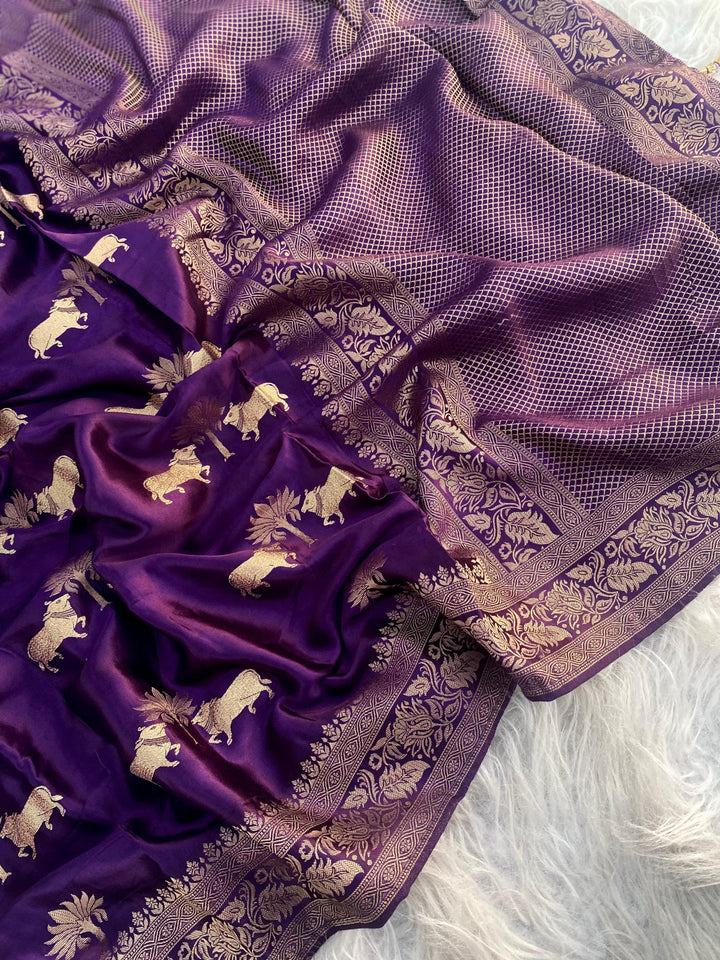 Kamdhenu- A Traditional Story Banarasi Saree