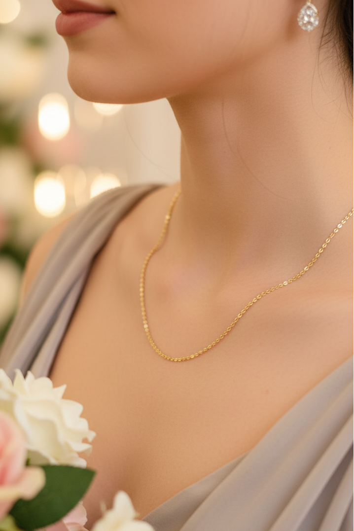 Kusumkomol Gold Plated Long Chain